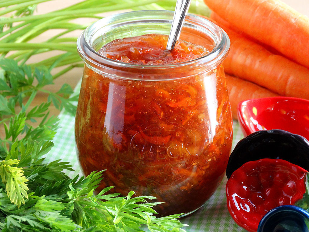 homemade carrot jam